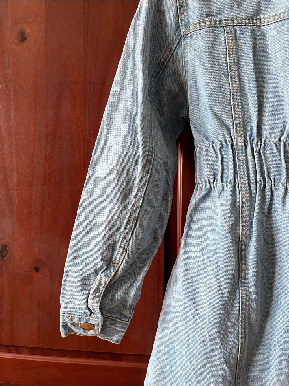 I Saw It First Light Wash Denim Dress - Picture 6 of 14